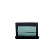Chanel Long Logo Green Wallet