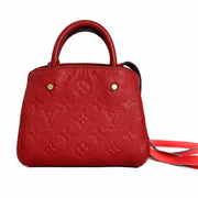 Louis Vuitton Montaigne Mini Red Calfskin