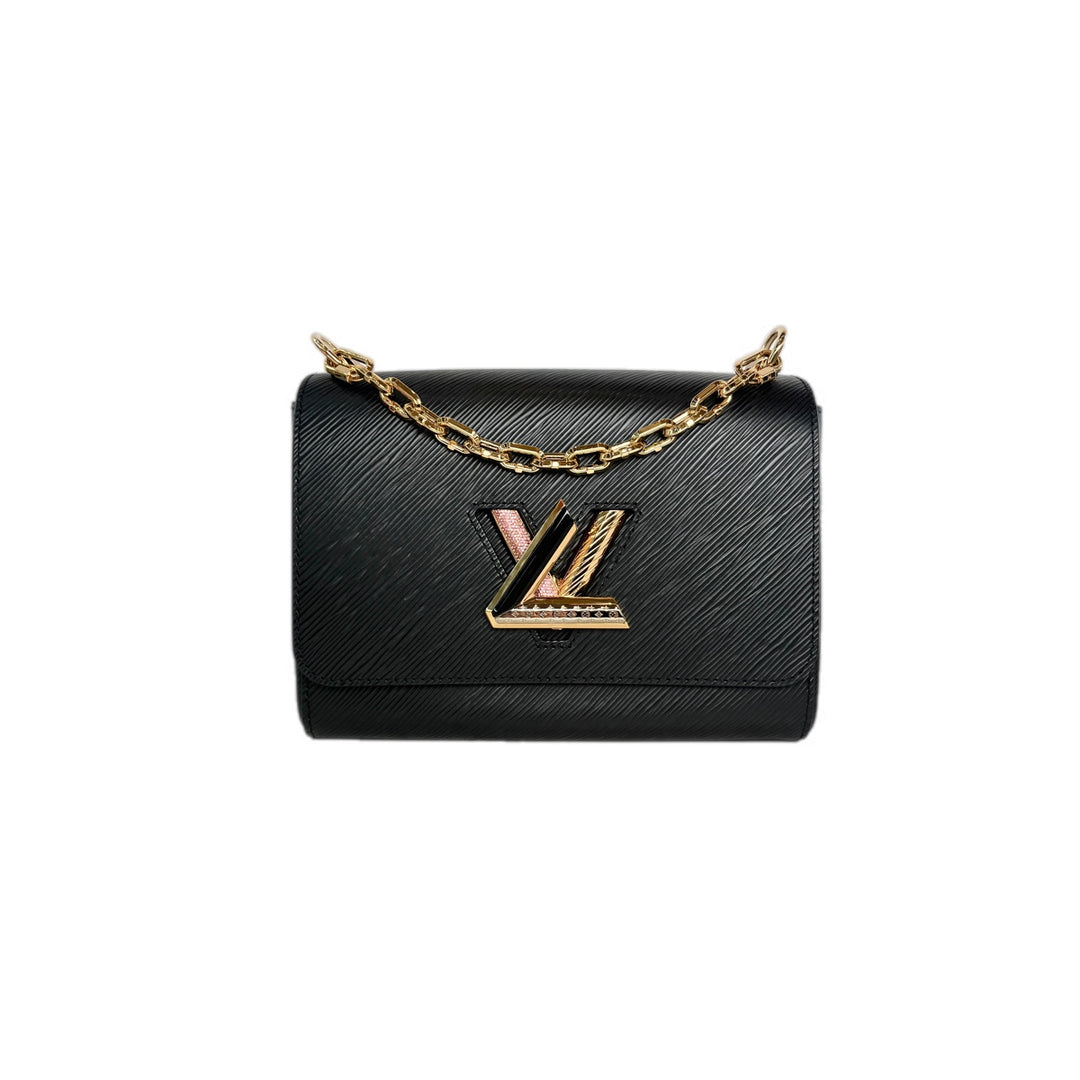 Louis Vuitton Black Twist MM 23cm Bag no strap