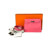 Hermes Kelly Danse Bag Evercolor Rose Azalee