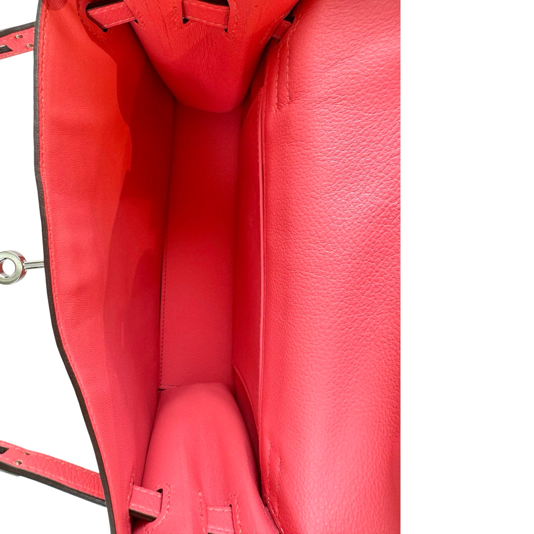 Hermes Kelly Danse Bag Evercolor Rose Azalee