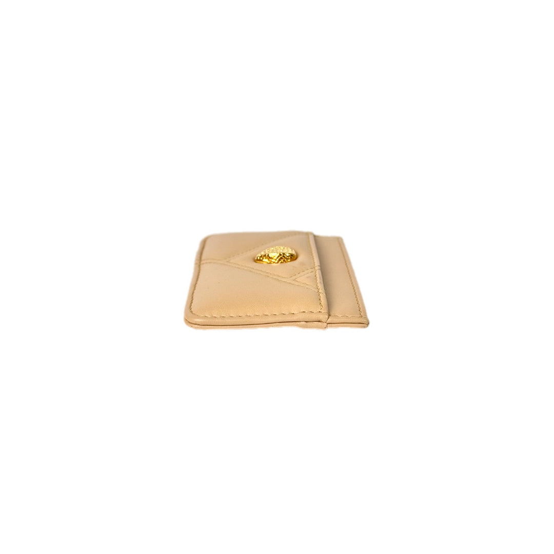 Bvlgari Cream Serpenti Cabochon Wallet