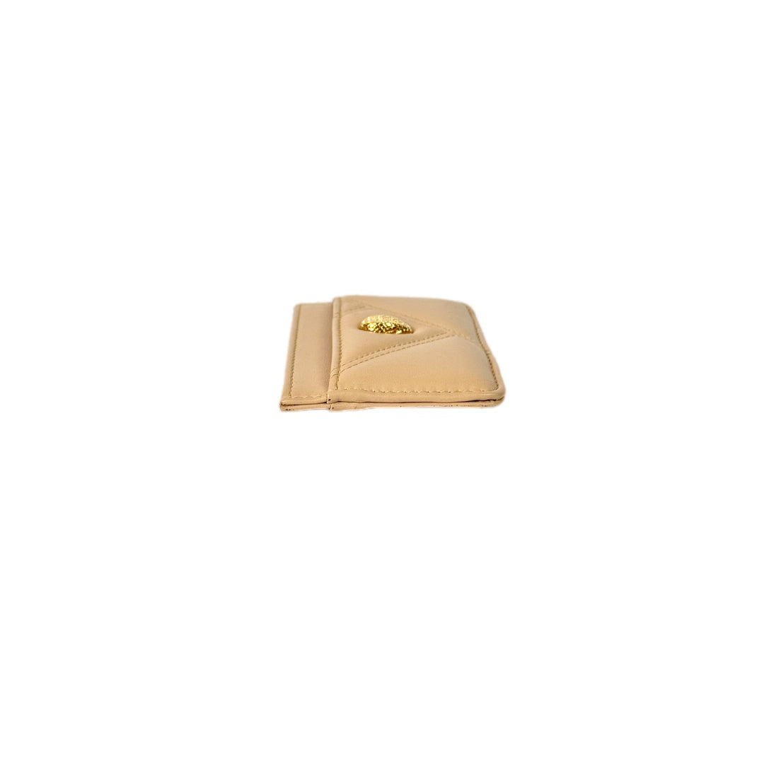 Bvlgari Cream Serpenti Cabochon Wallet