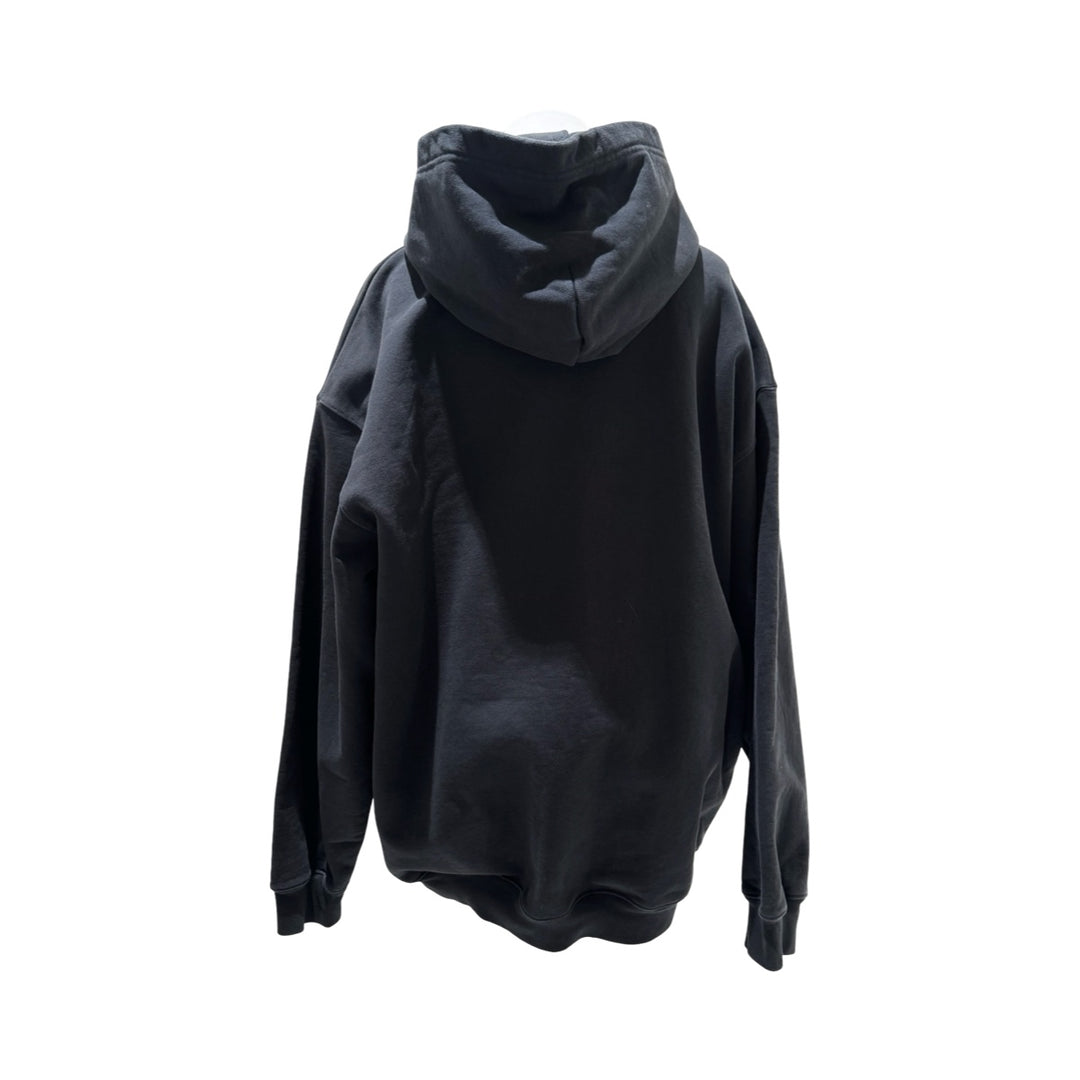 Balenciaga Black Cotton Hoodie #L