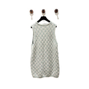 Chanel Light Blue Ecru Vest 23S