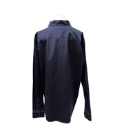 Bottega Veneta Blue Uniform Contrast Stitch Cotton Shirt #52