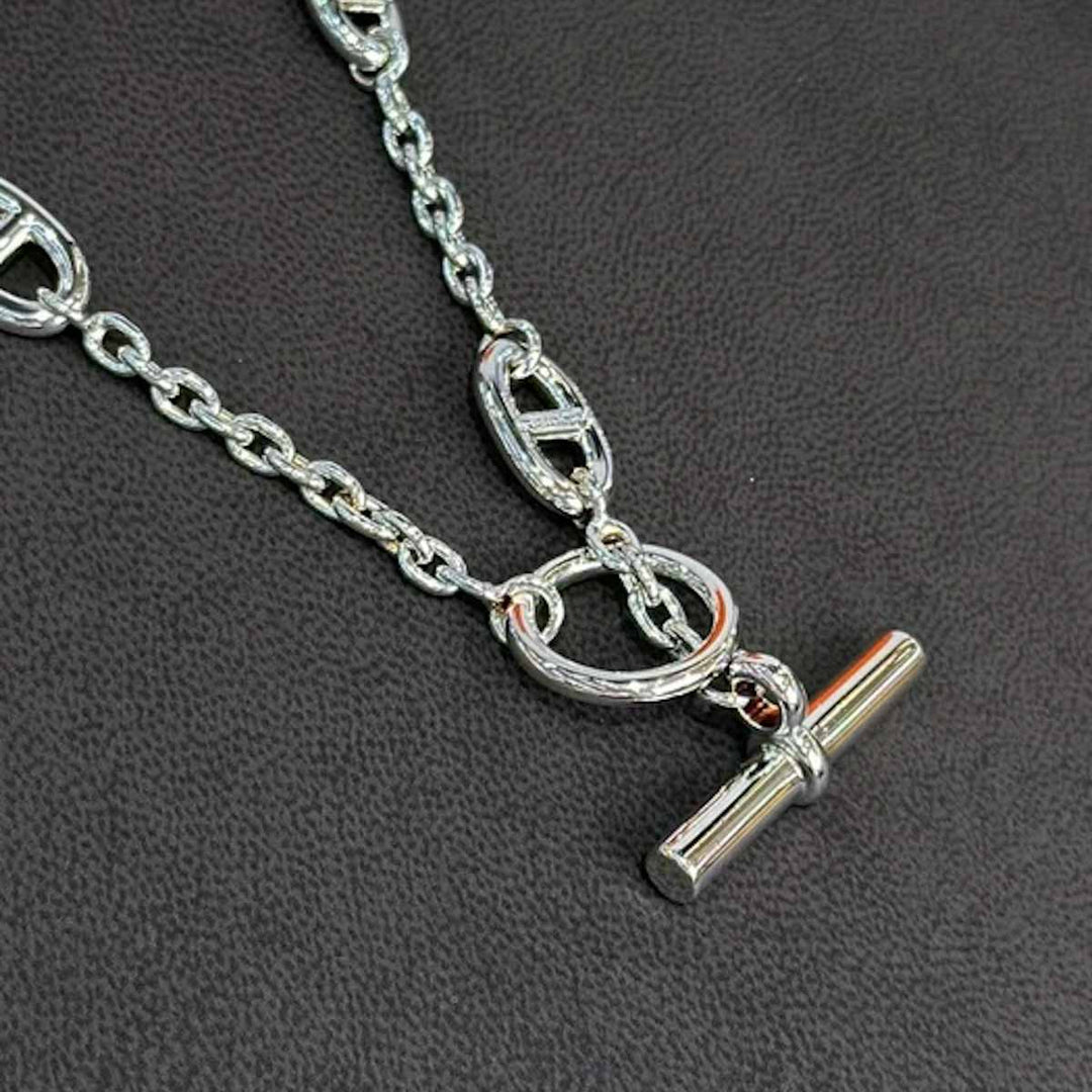 Hermes Farandole long 160cm Silver Necklace