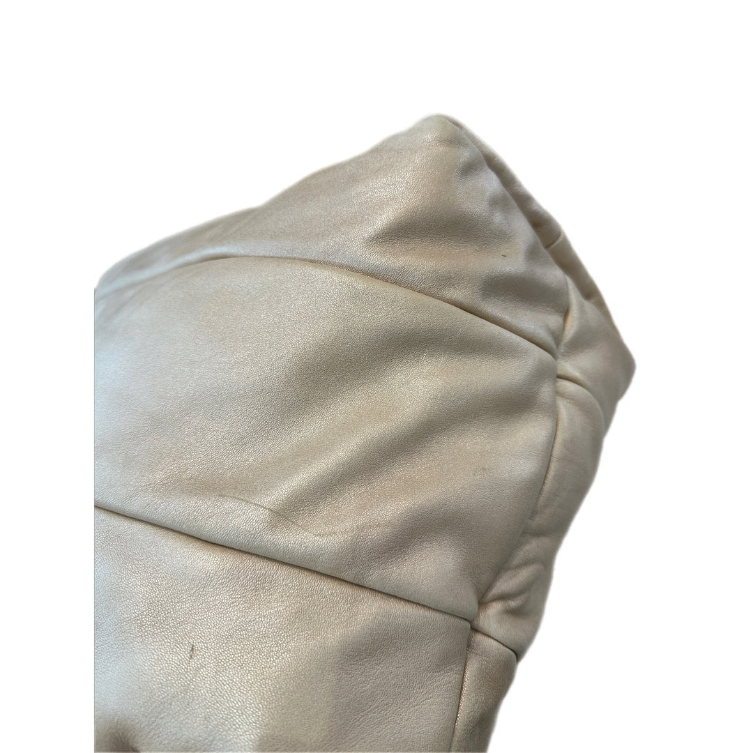 Chanel Vintage Tote Bag Soft Lambskin Gold