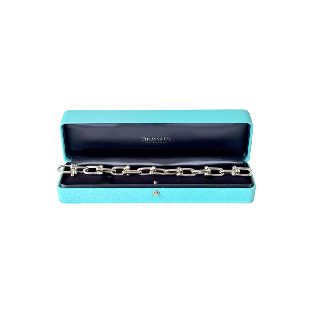 Tiffany Large Silver Hardware Link Bracelet