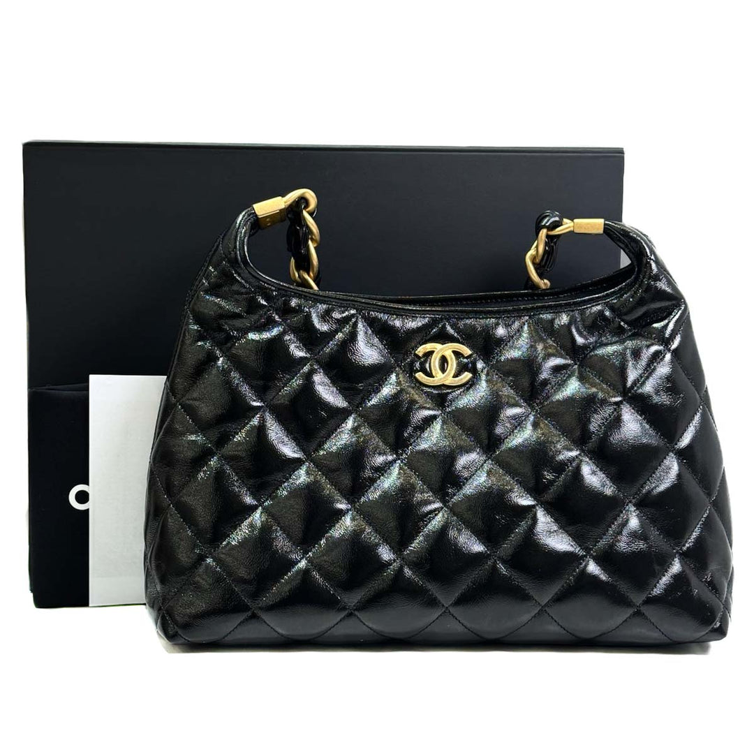 Chanel Black Large Hobo Bag