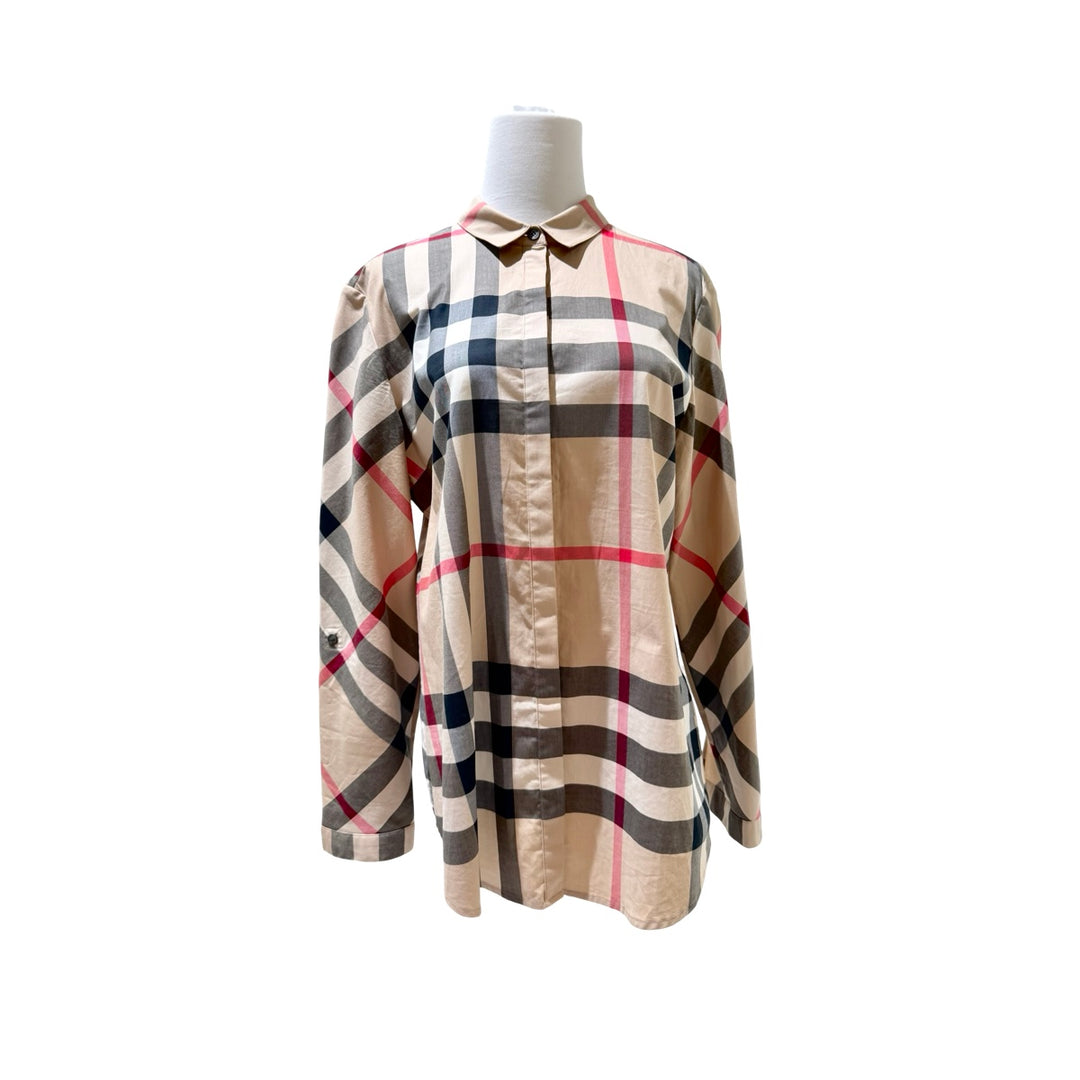 Burberry Cotton Check shirt with Classic  #LG