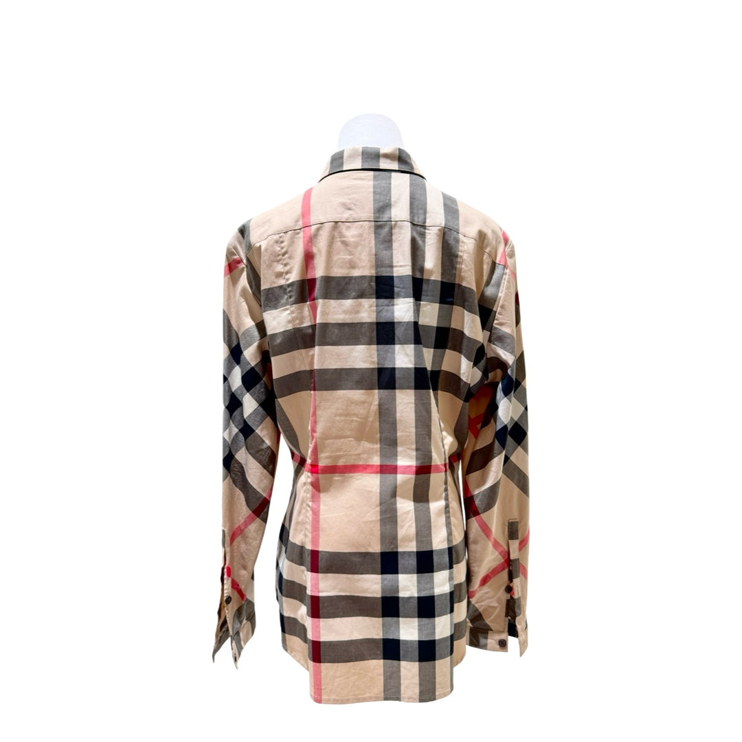 Burberry Cotton Check shirt with Classic  #LG