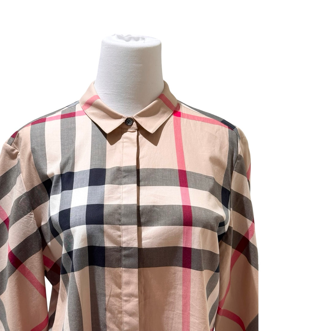 Burberry Cotton Check shirt with Classic  #LG