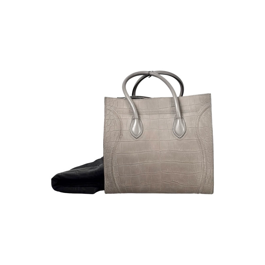 Celine Grey Phantom Luggage Tote Bag