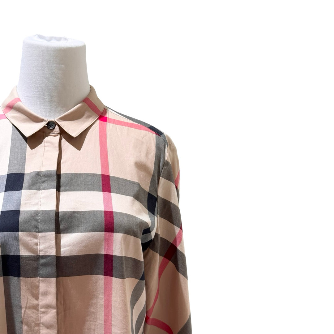Burberry Cotton Check shirt with Classic  #LG