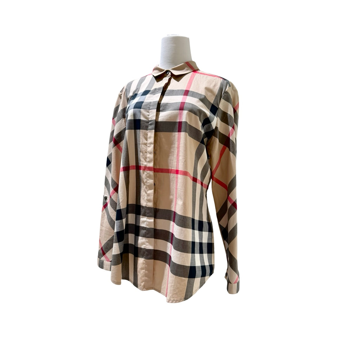Burberry Cotton Check shirt with Classic  #LG
