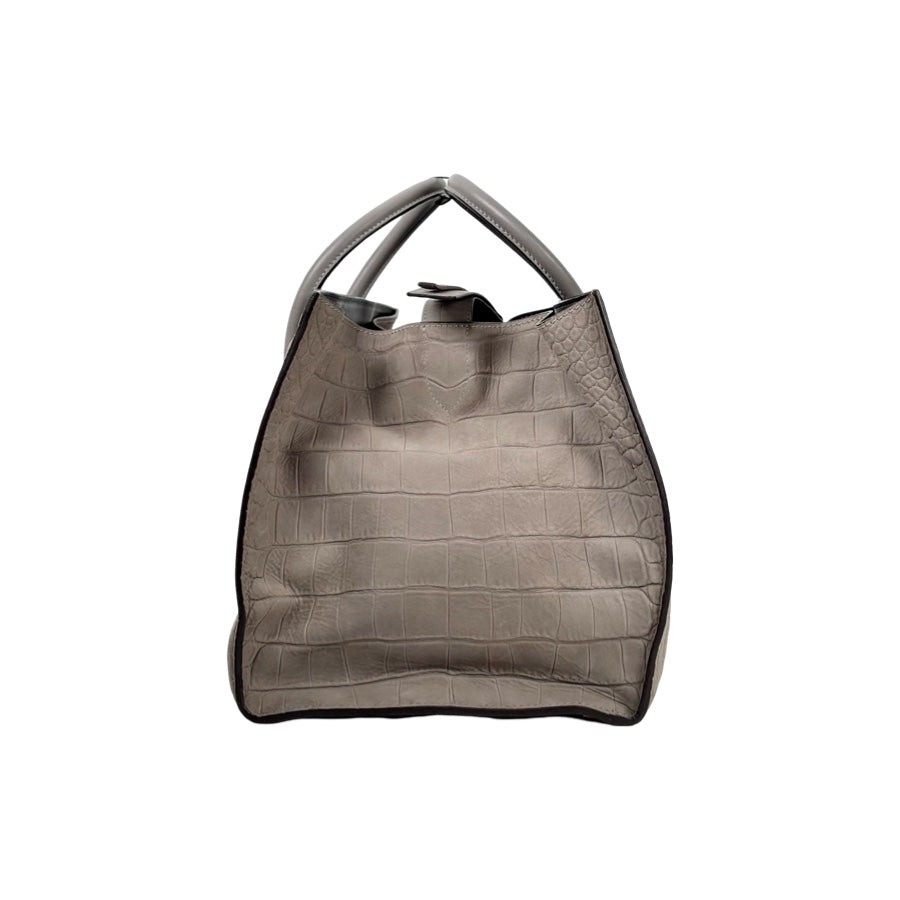 Celine Grey Phantom Luggage Tote Bag