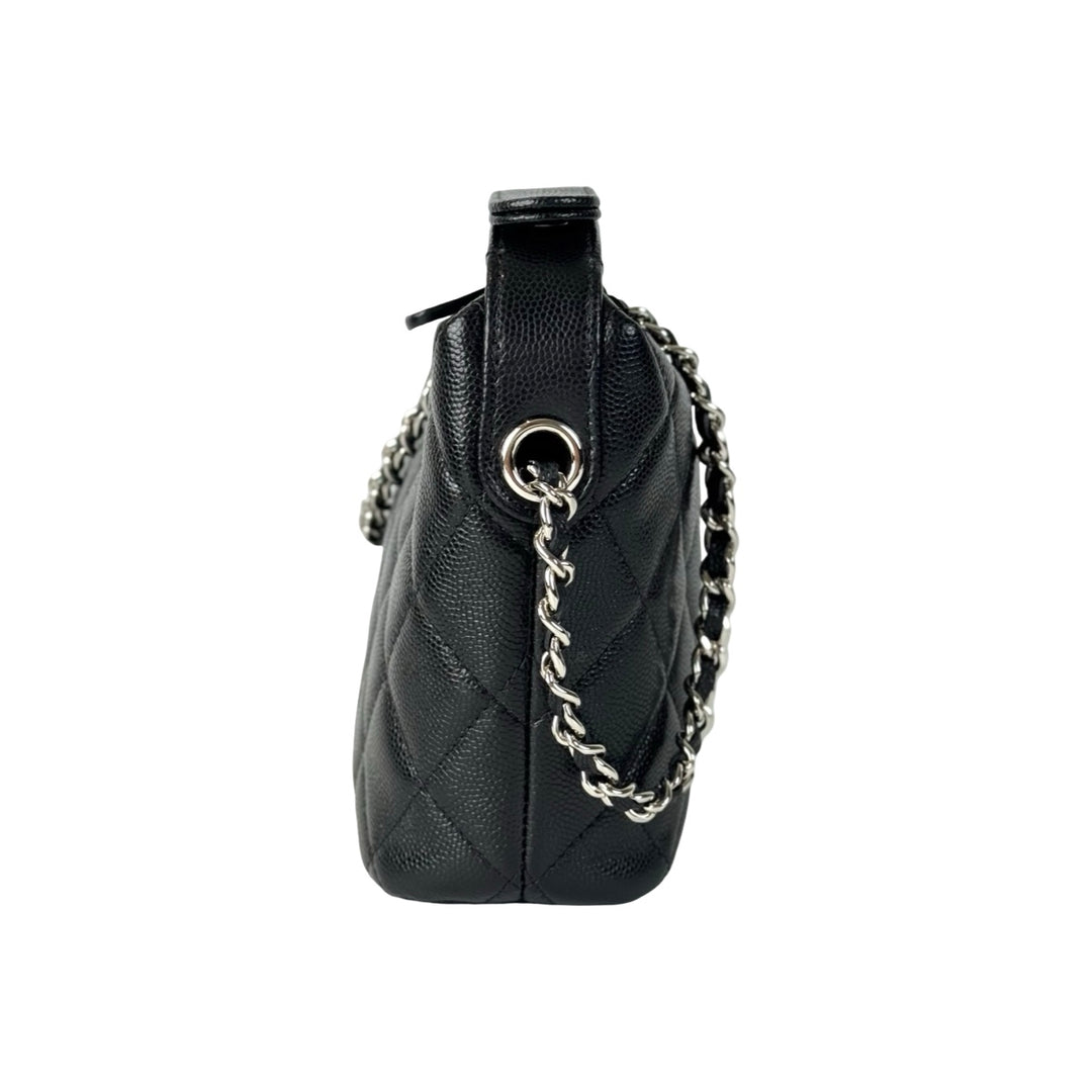 Chanel Black Hobo Chain Bag