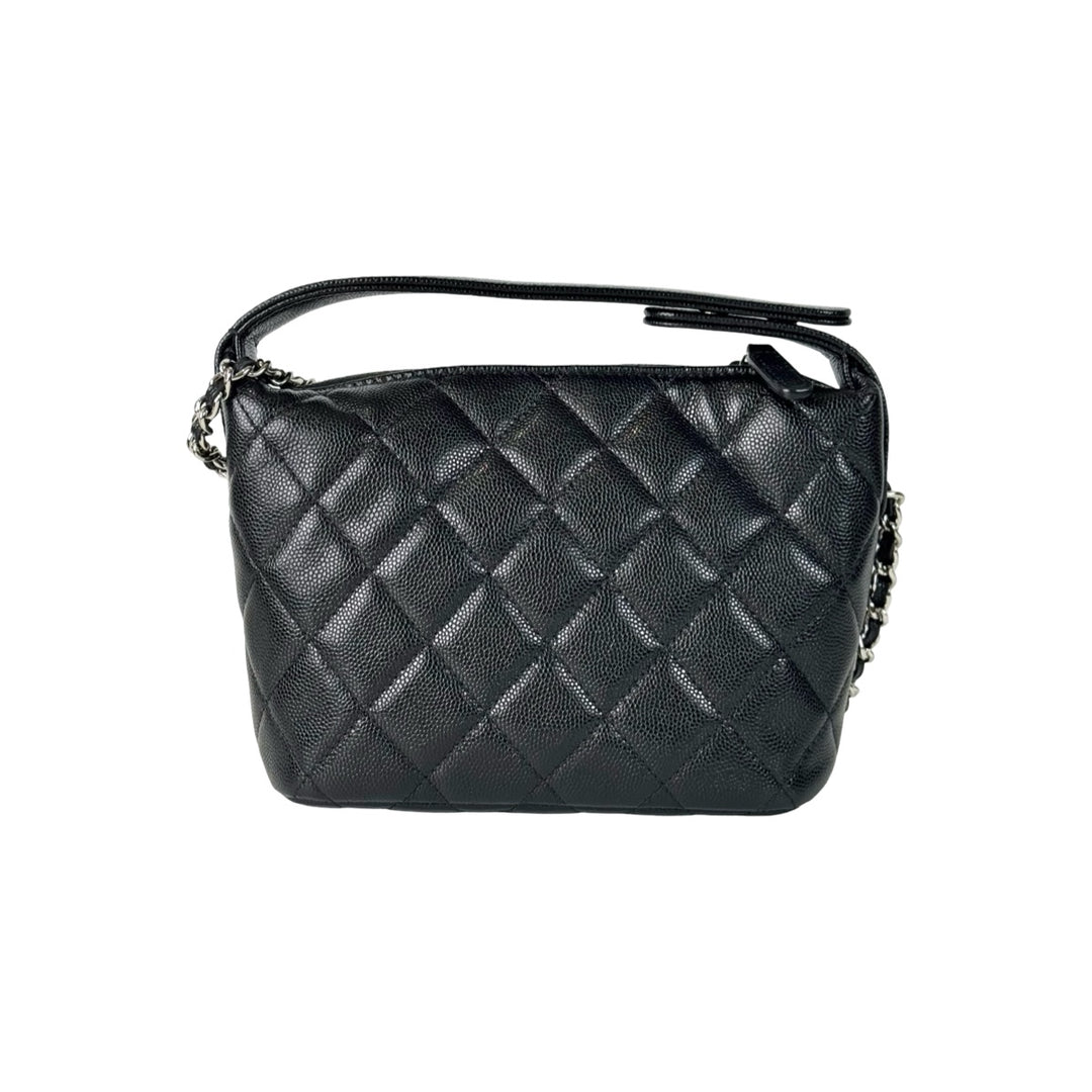 Chanel Black Hobo Chain Bag