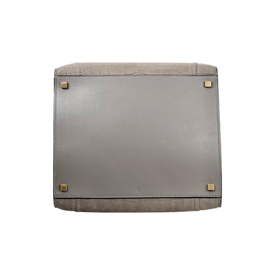 Celine Grey Phantom Luggage Tote Bag