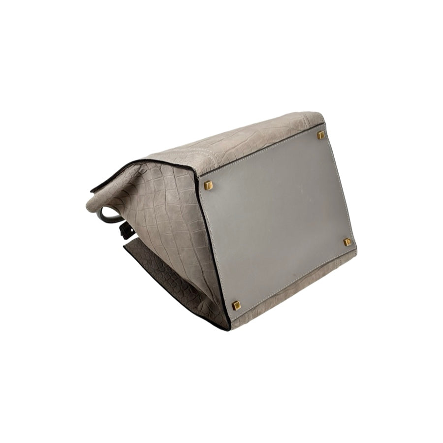 Celine Grey Phantom Luggage Tote Bag