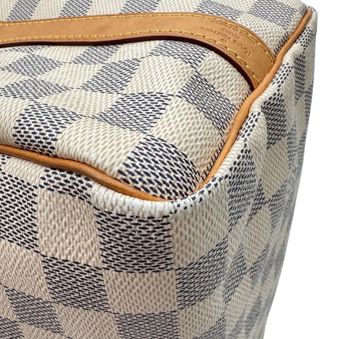 Pre-owned Louis Vuitton Speedy 25cm Bag With Strap in Beige Monogram Canvas - photo 10