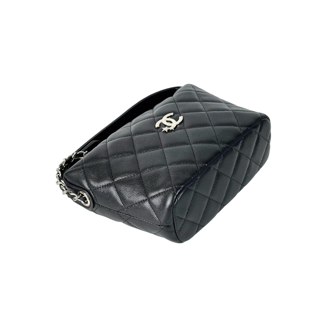 Chanel Black Hobo Chain Bag