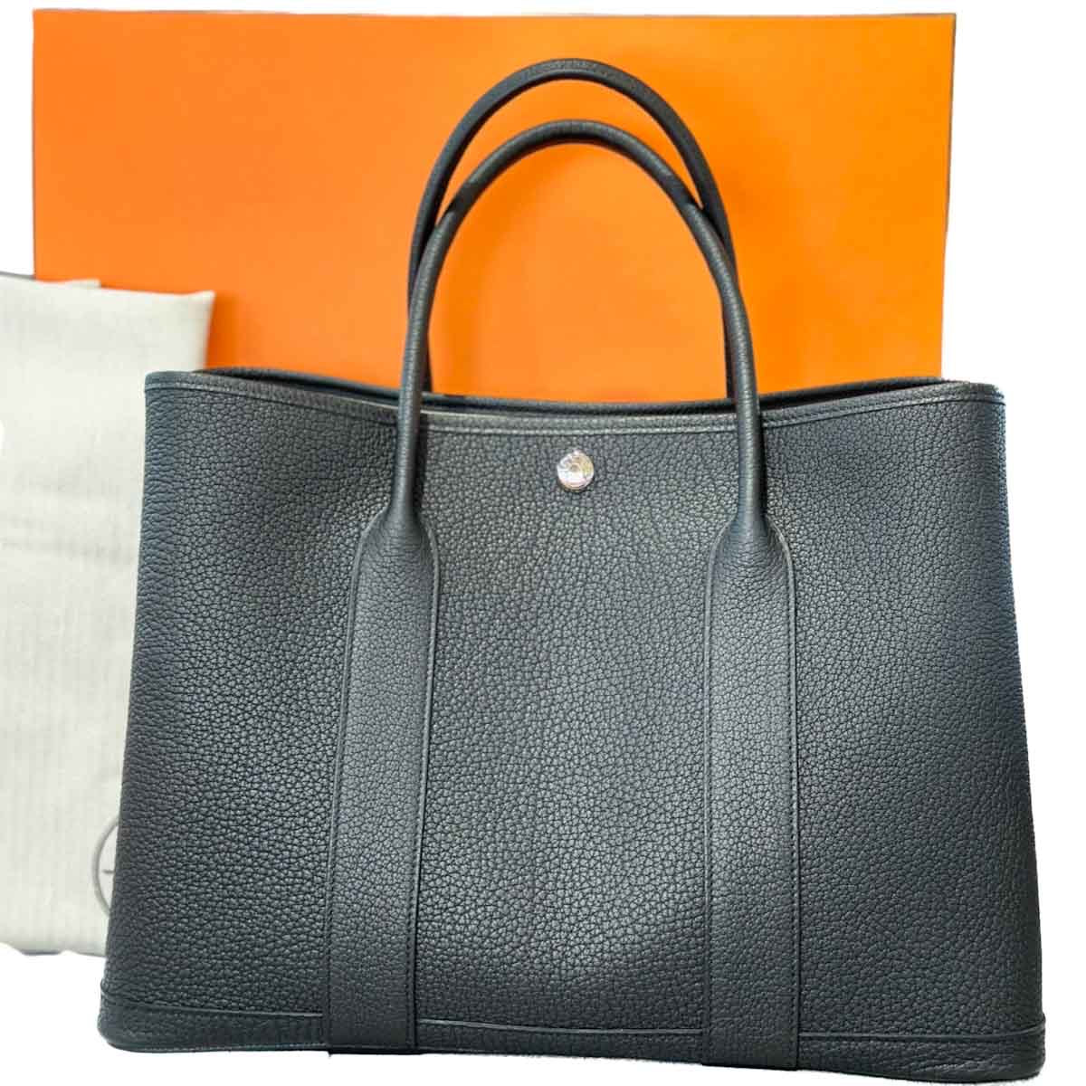 Hermes Garden Party 36cm Black