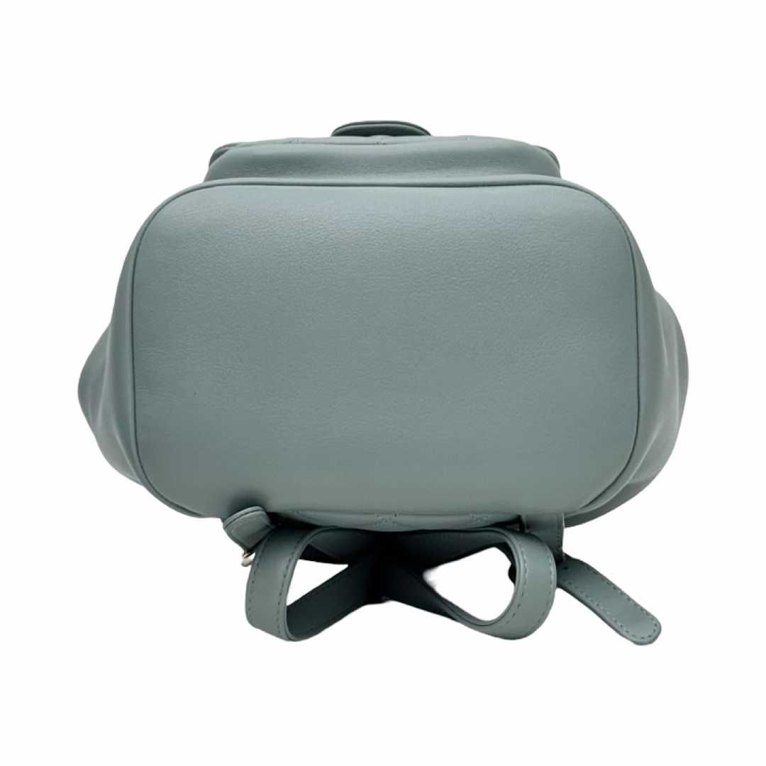 Pre-owned Chanel Green Mini Duma Backpack in Calfskin - photo 6