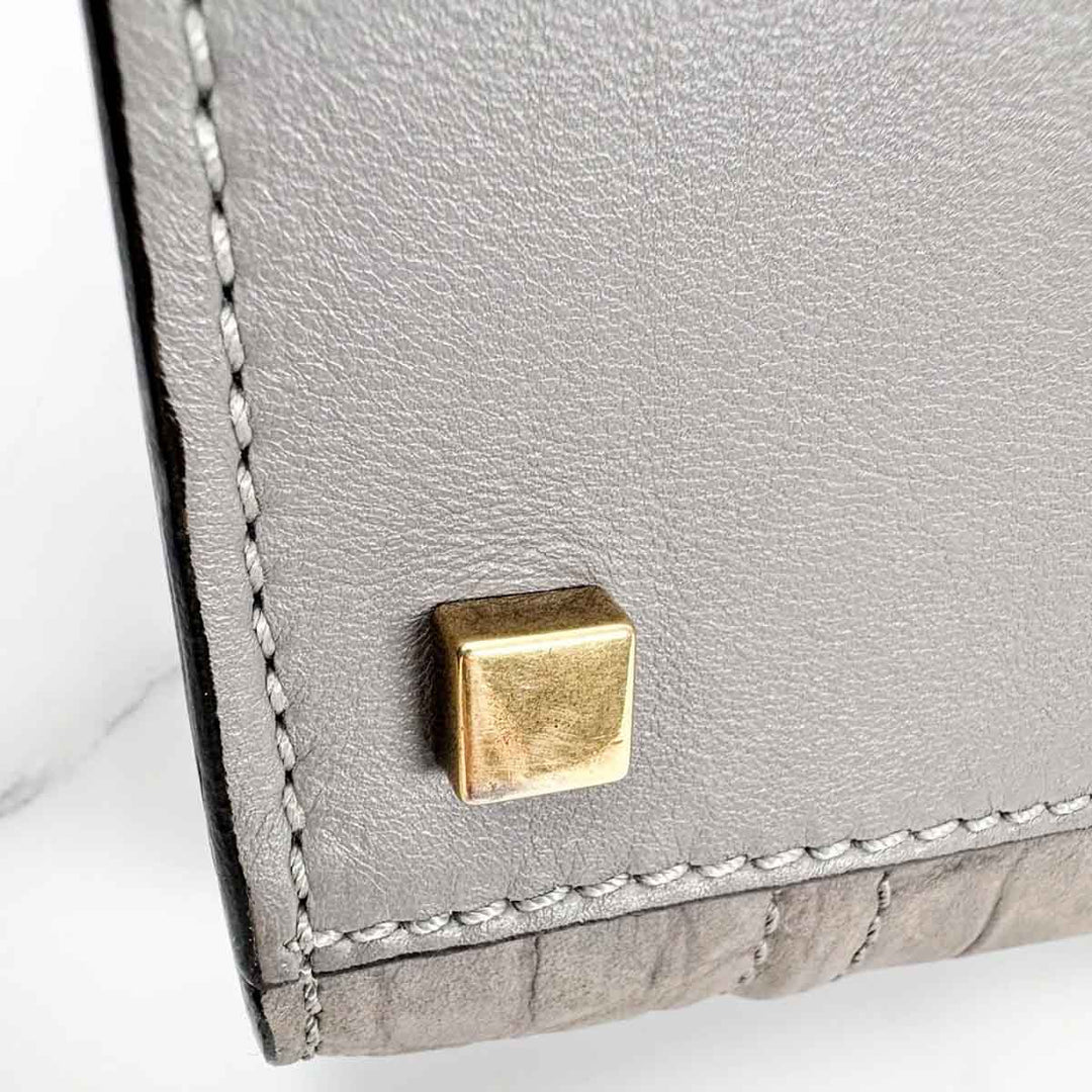 Celine Grey Phantom Luggage Tote Bag