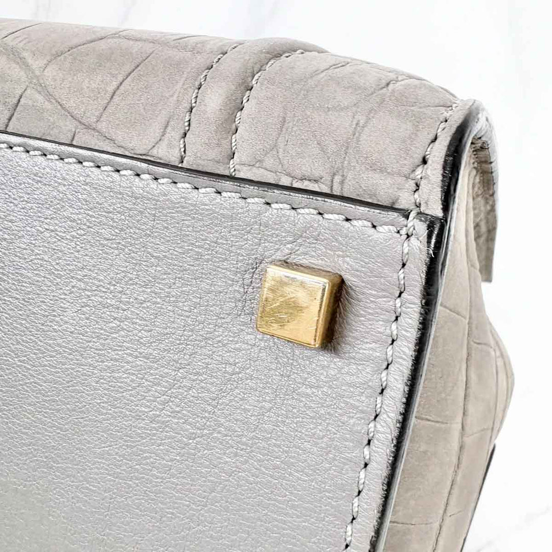 Celine Grey Phantom Luggage Tote Bag