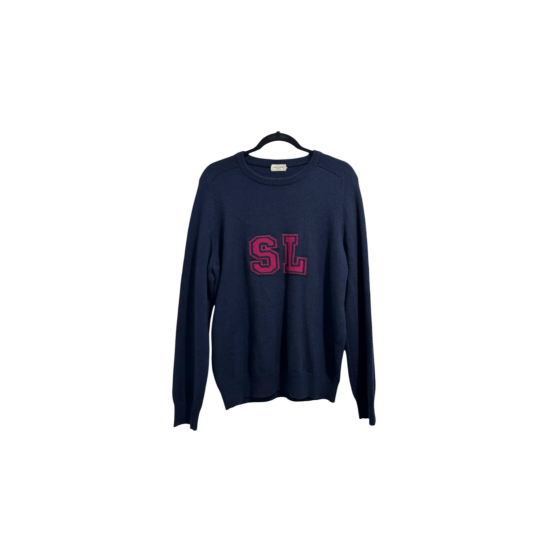 YSL Black Cashmere sweater L