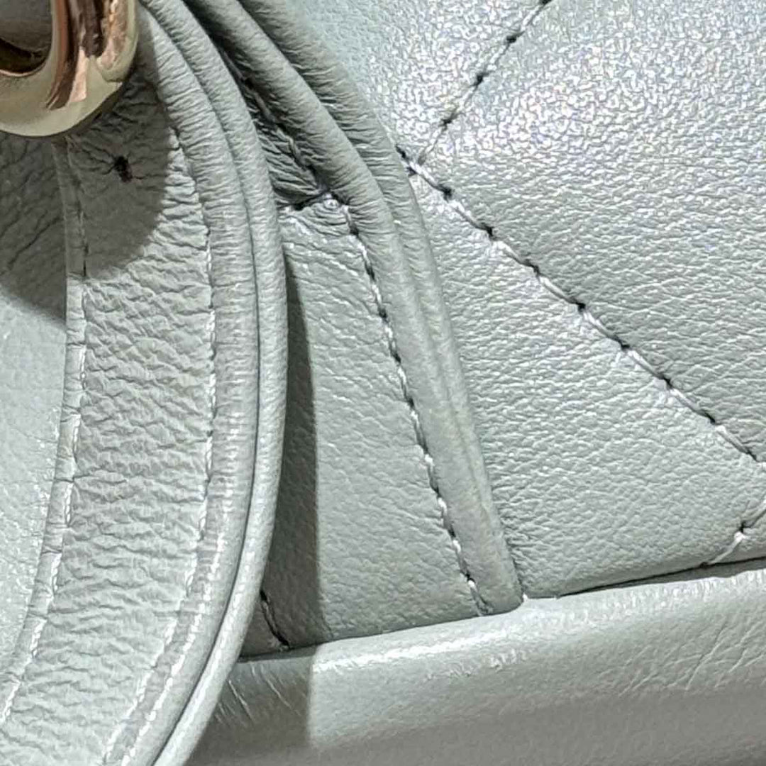 Pre-owned Chanel Green Mini Duma Backpack in Calfskin - photo 10