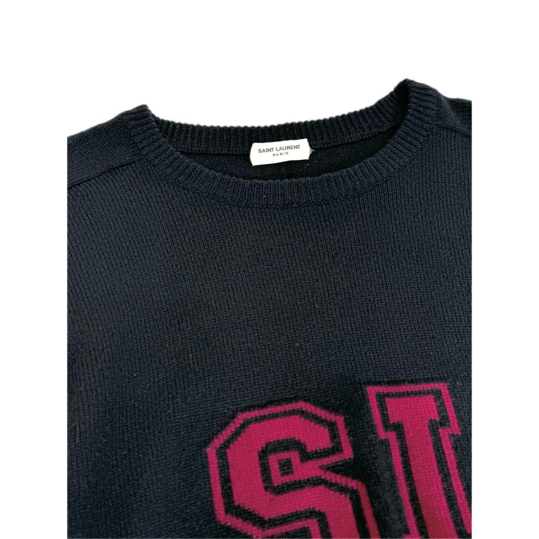 YSL Black Cashmere sweater L