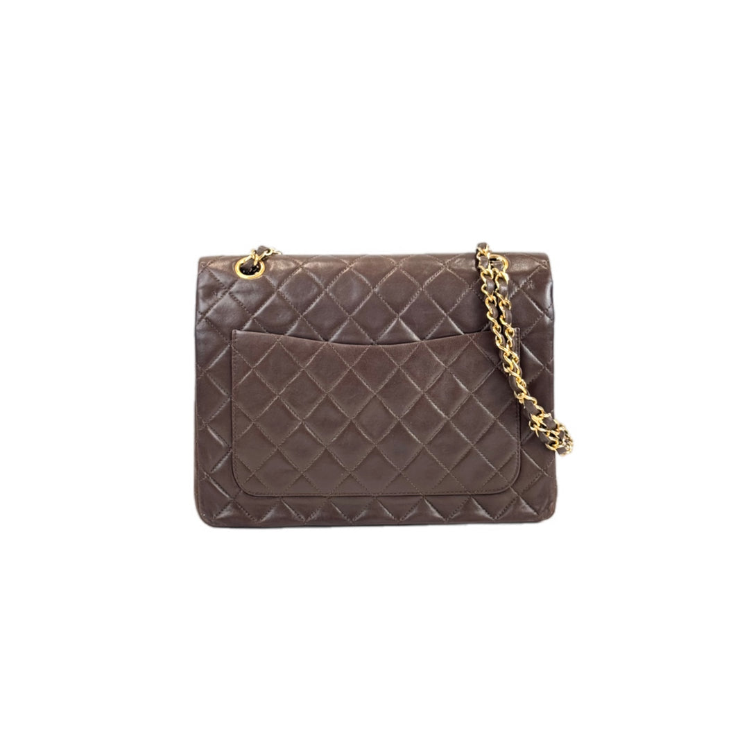 Chanel Classic Flap Vintage Brown Lambskin