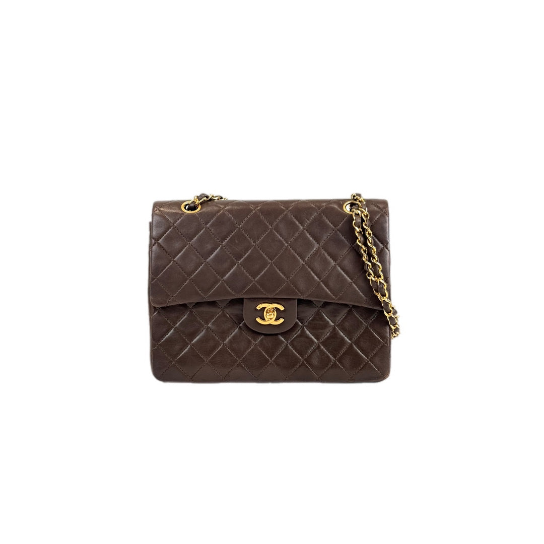 Chanel Classic Flap Vintage Brown Lambskin