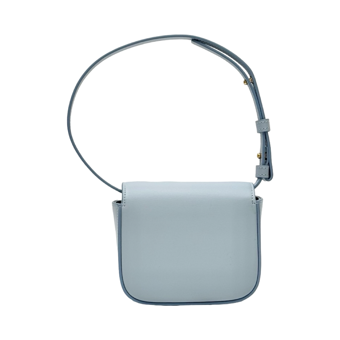 Celine Triomphe Mini Corssbody Bag Blue Calfskin