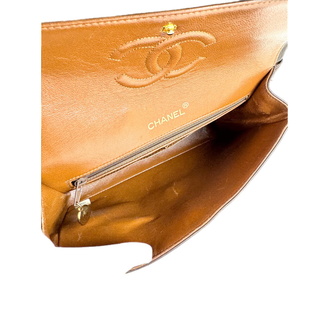 Chanel Classic Flap Vintage Brown Lambskin