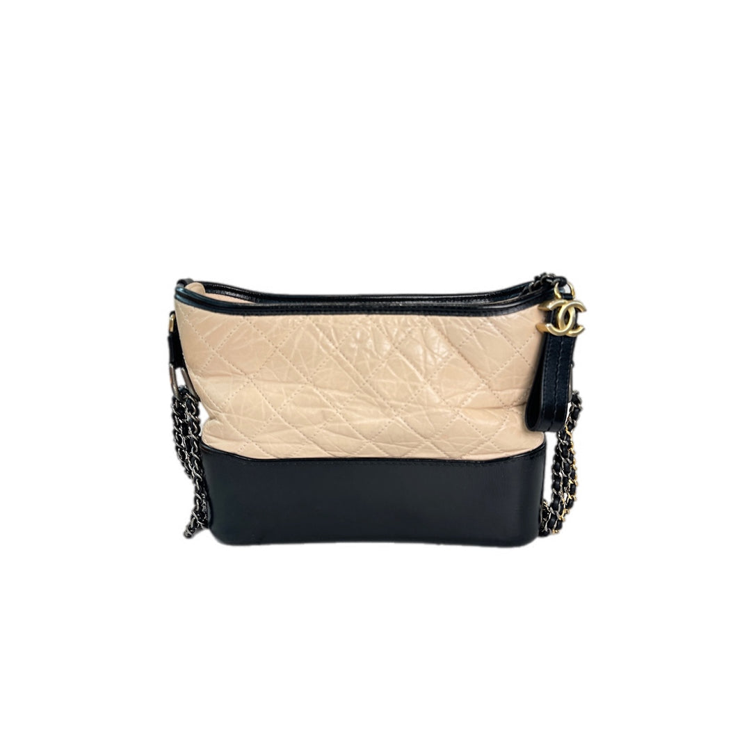 Chanel Gabrielle New Medium Cream/Black