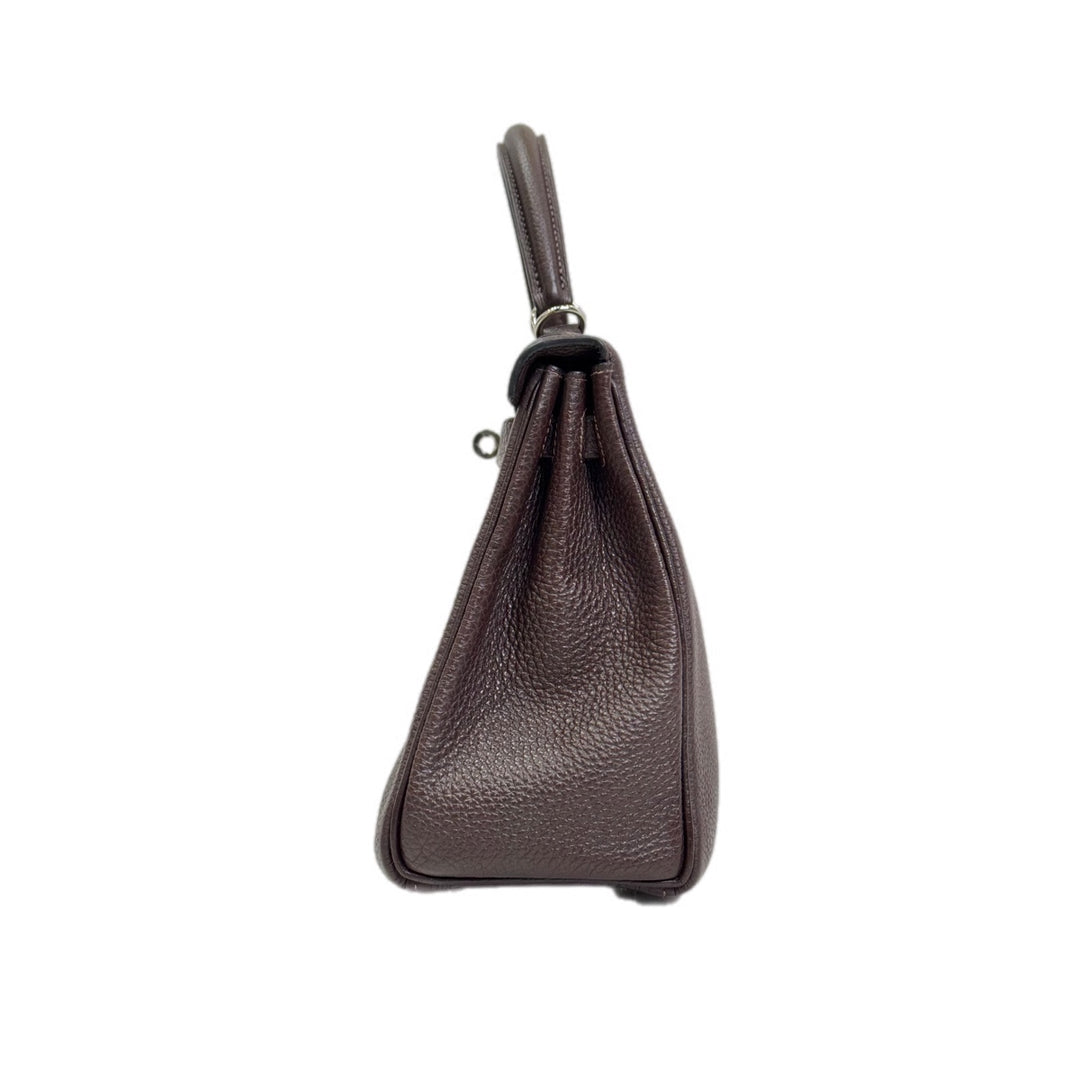 Hermes Kelly 25cm Togo Leather Ebene Color