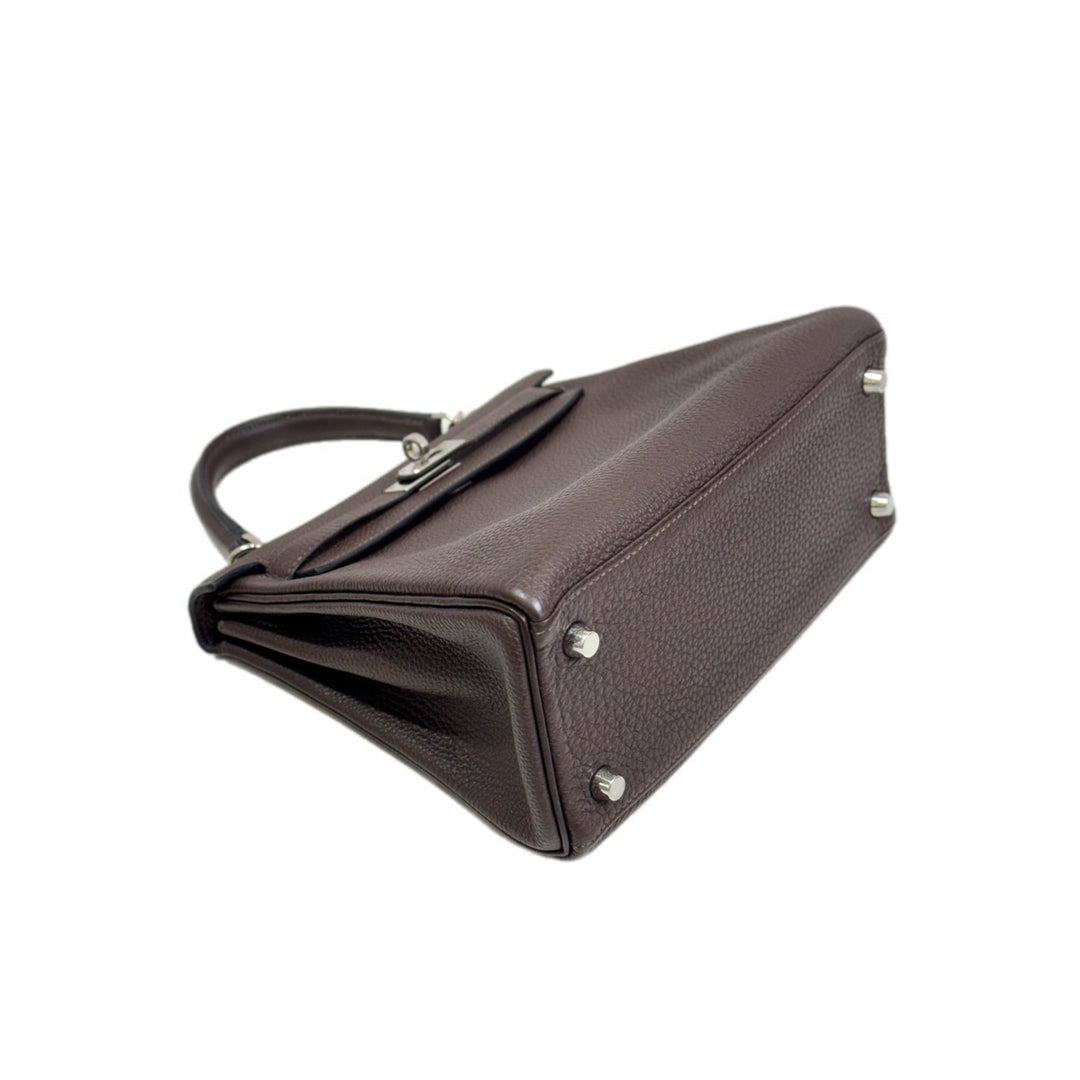 Hermes Kelly 25cm Togo Leather Ebene Color