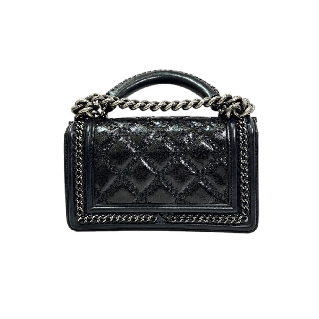 Chanel Leboy  Small Calfskin With Top Handle