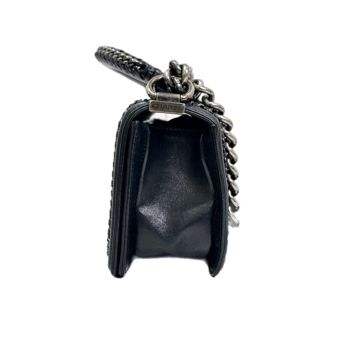 Chanel Leboy  Small Calfskin With Top Handle