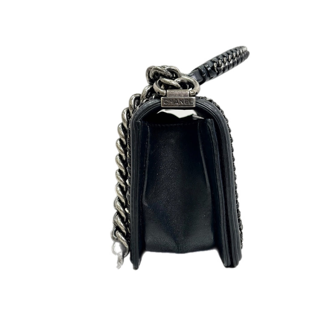 Chanel Leboy  Small Calfskin With Top Handle