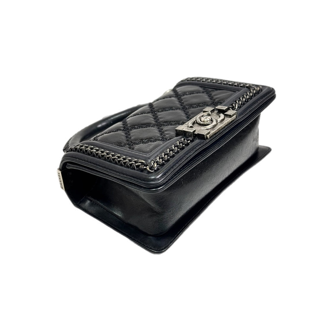 Chanel Leboy  Small Calfskin With Top Handle