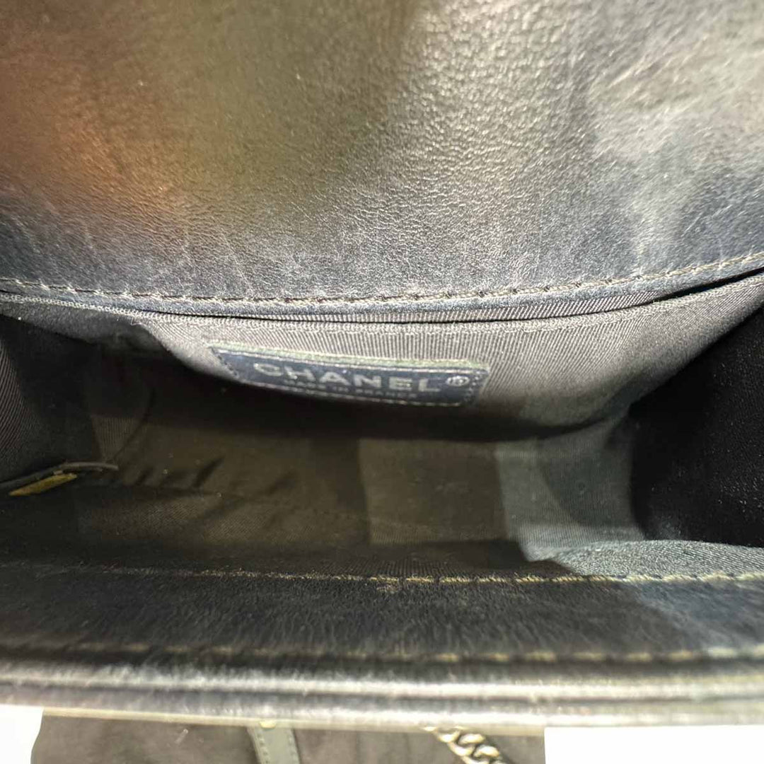 Chanel Leboy  Small Calfskin With Top Handle