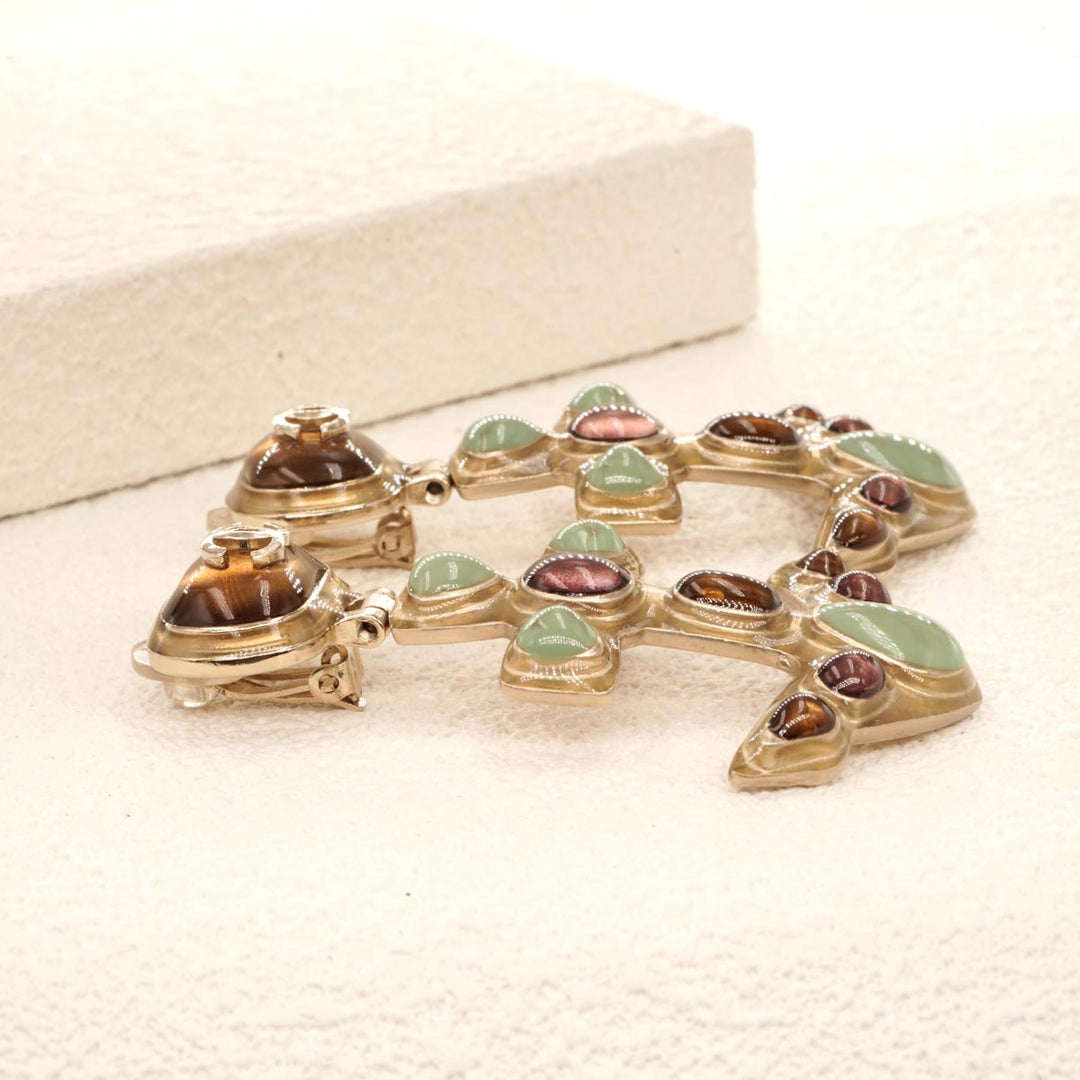 Chanel CC Resin Anchor Ear Clip