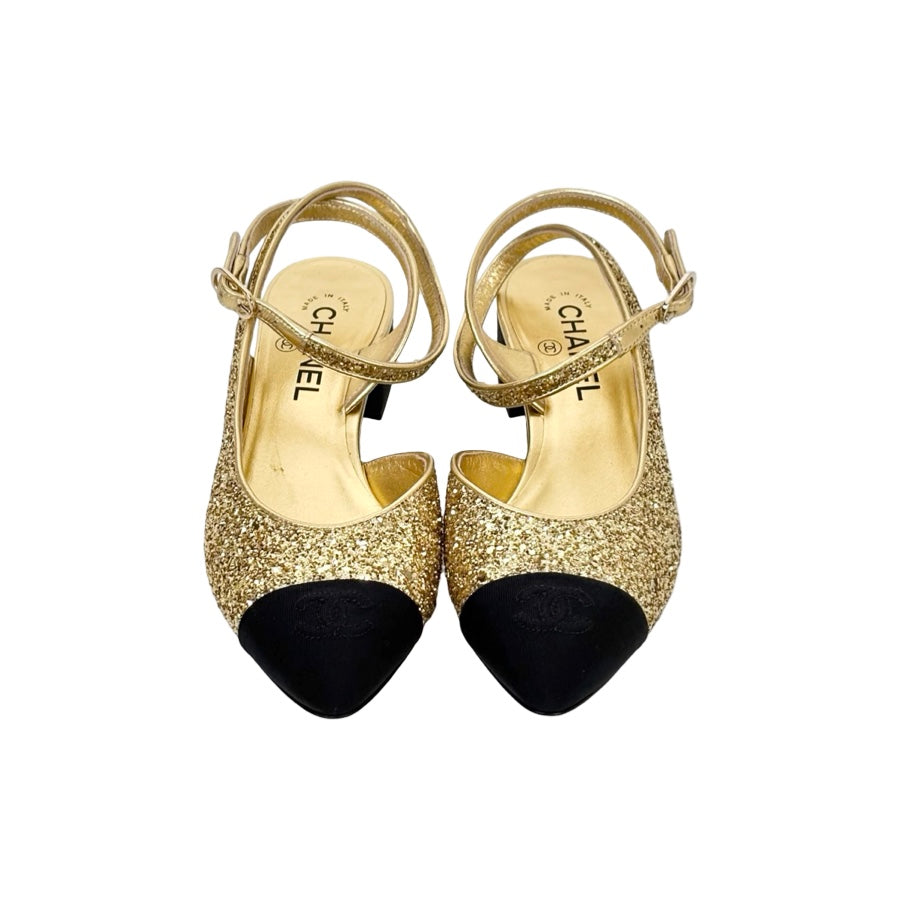 Chanel 21A Sling Back Shoes #38.5