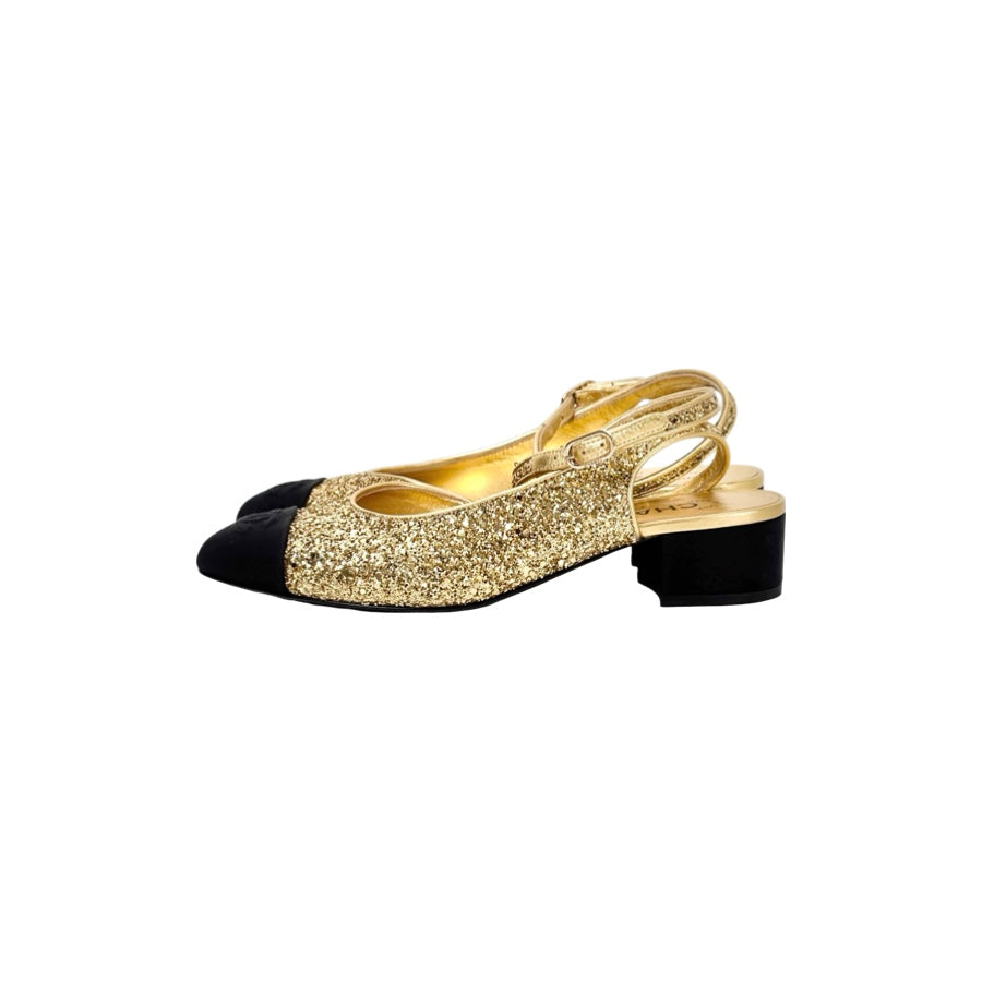 Chanel 21A Sling Back Shoes #38.5
