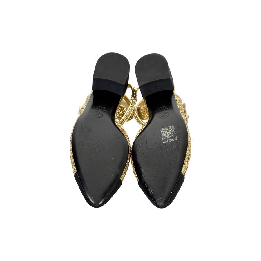 Chanel 21A Sling Back Shoes #38.5